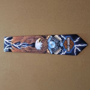 Rare Vintage 1995 Harley Davidson Thunder/Lightning Tie